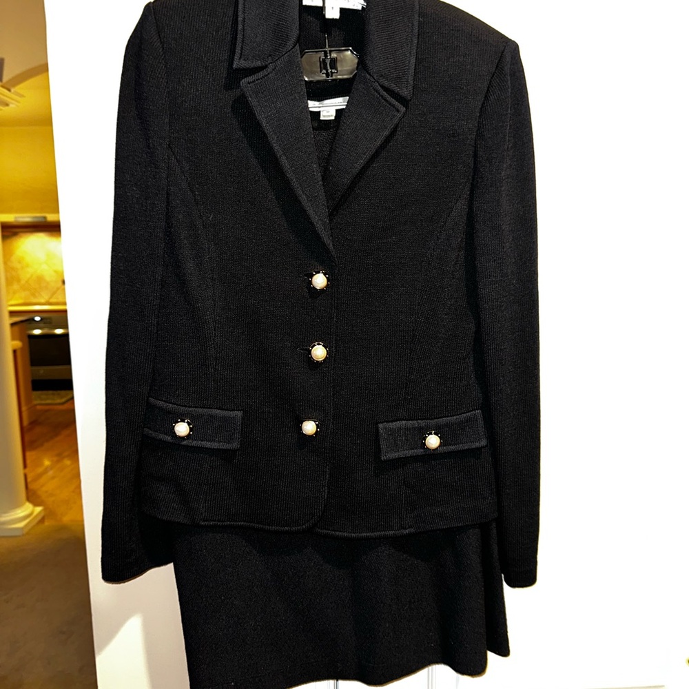 St John Navy Blue Women's Suit